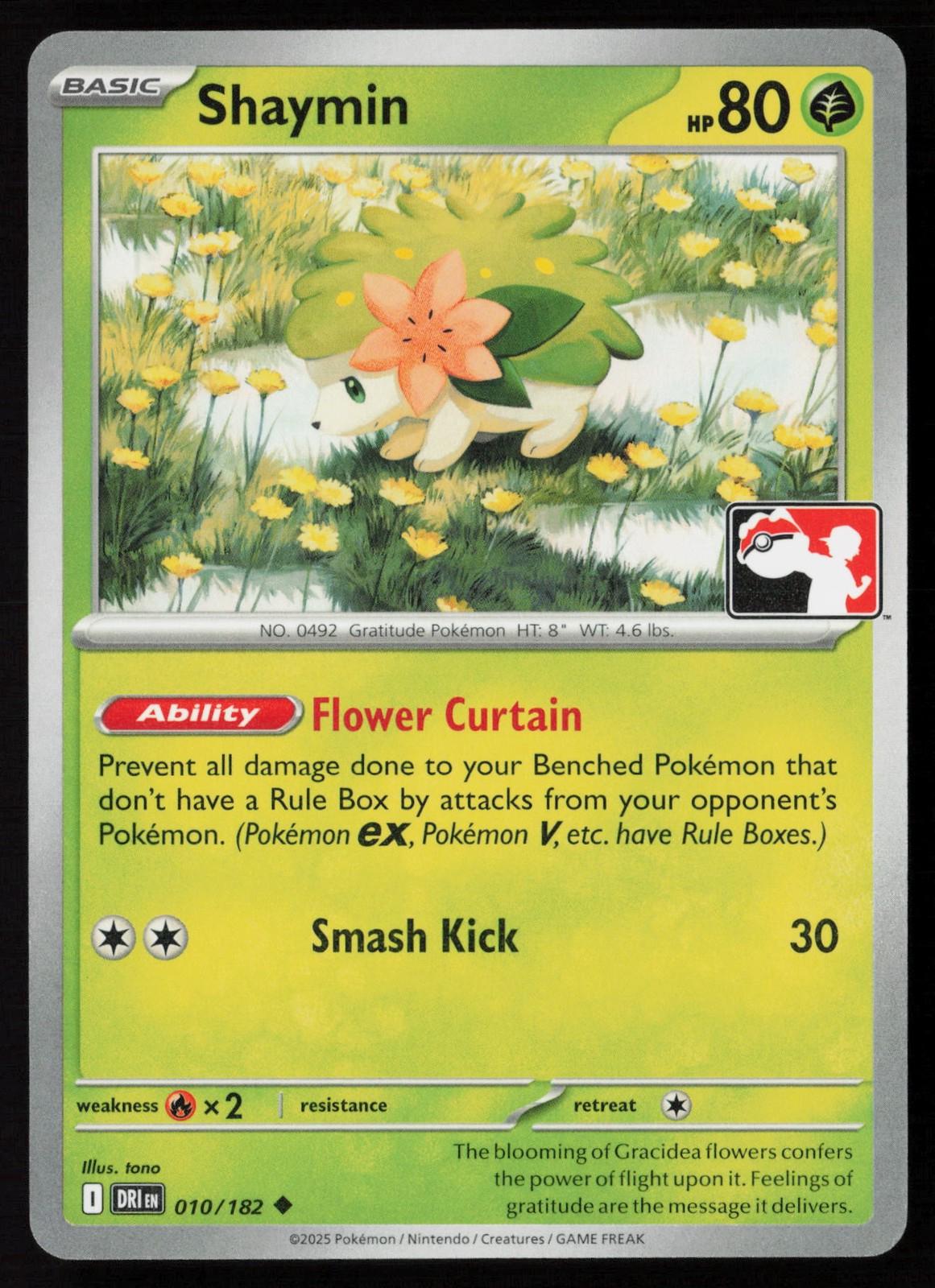 Destined Rivals Shaymin [Prize-Pack] Pokémon card